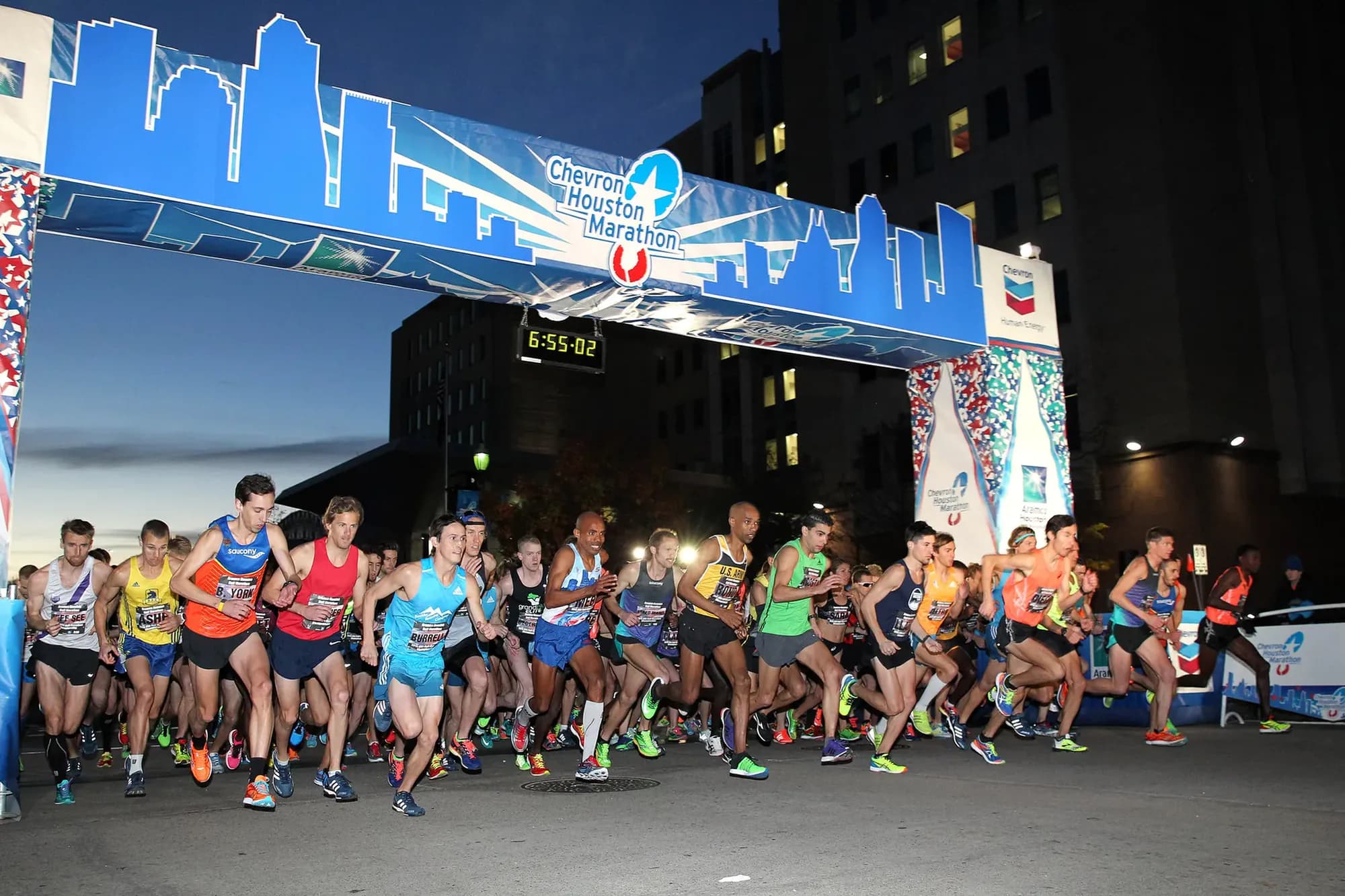 Chevron Houston Marathon — Houston Start Line