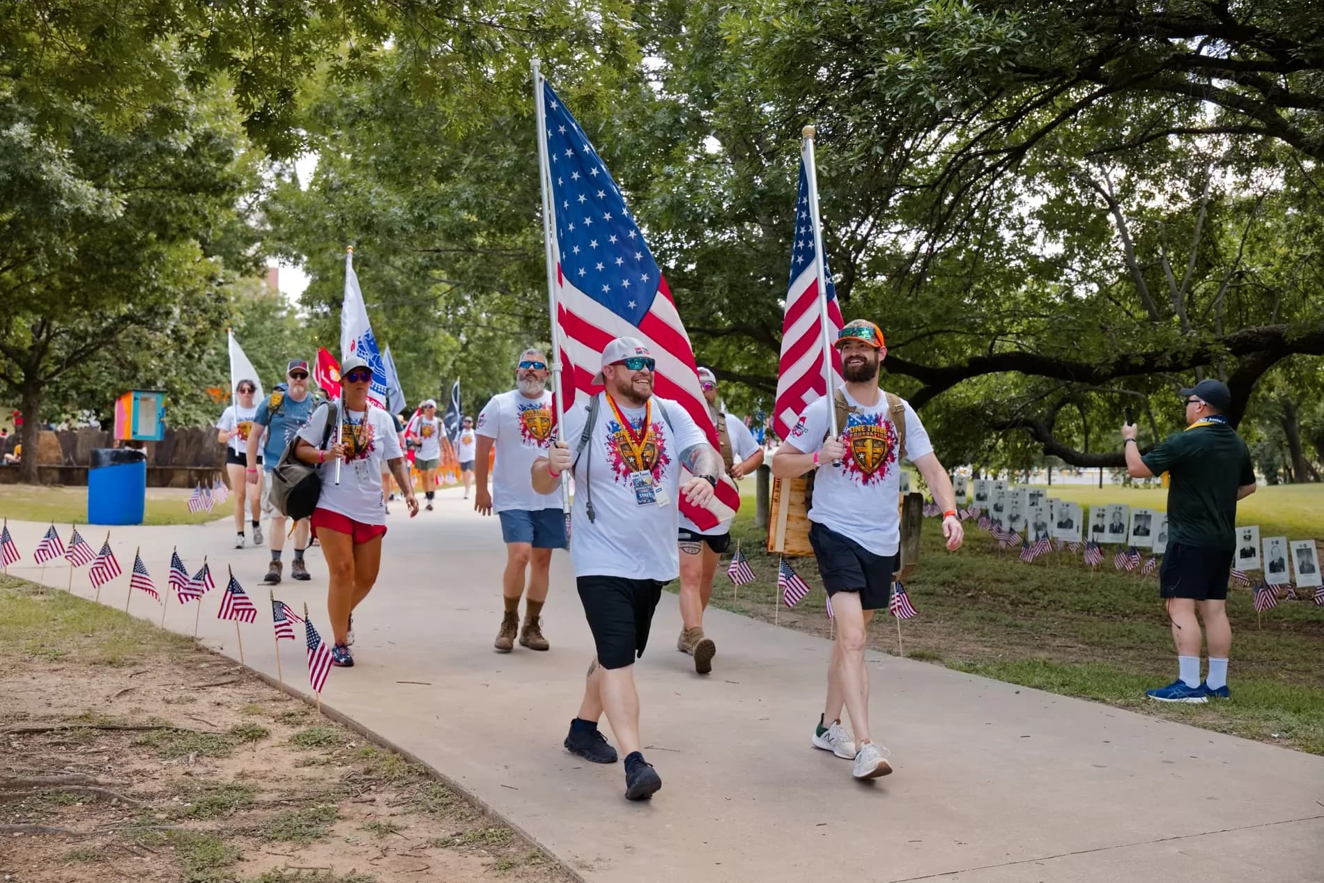 Carry the load Dallas memorial march event photography