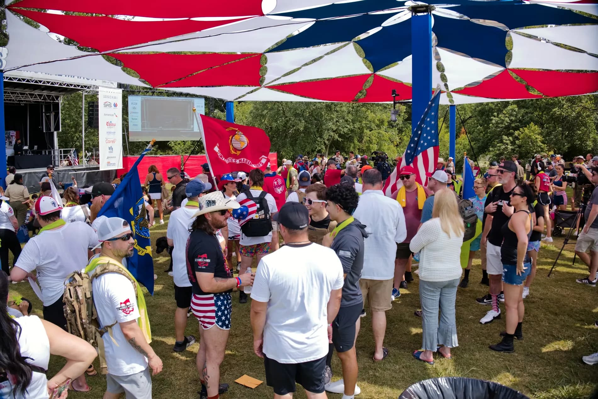 Carry the load Dallas memorial march fallen heroes