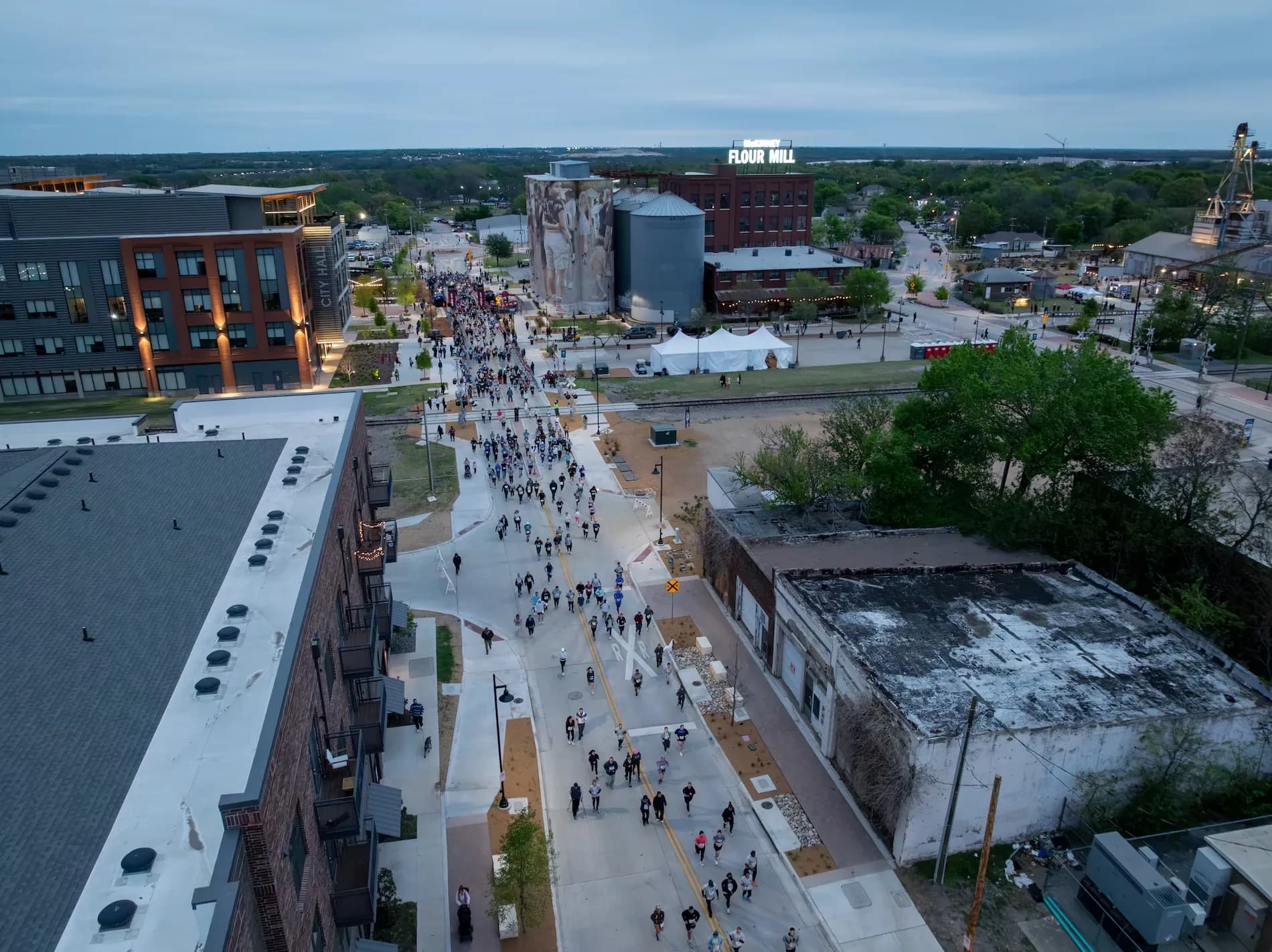 Mckinney half marathon event videography production