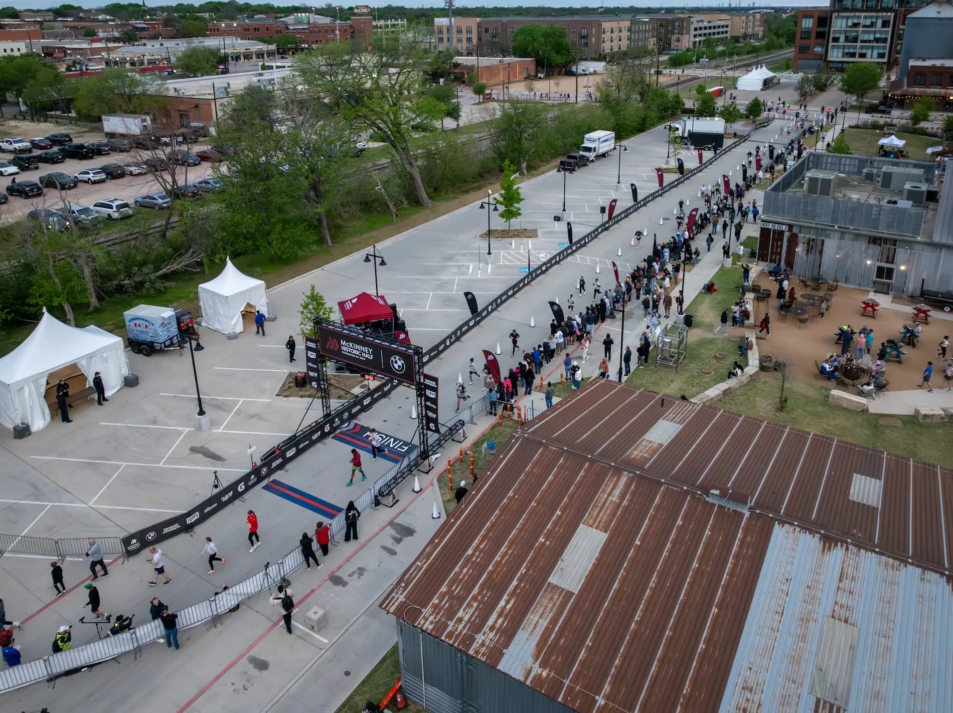 Mckinney half marathon race day behind the scenes