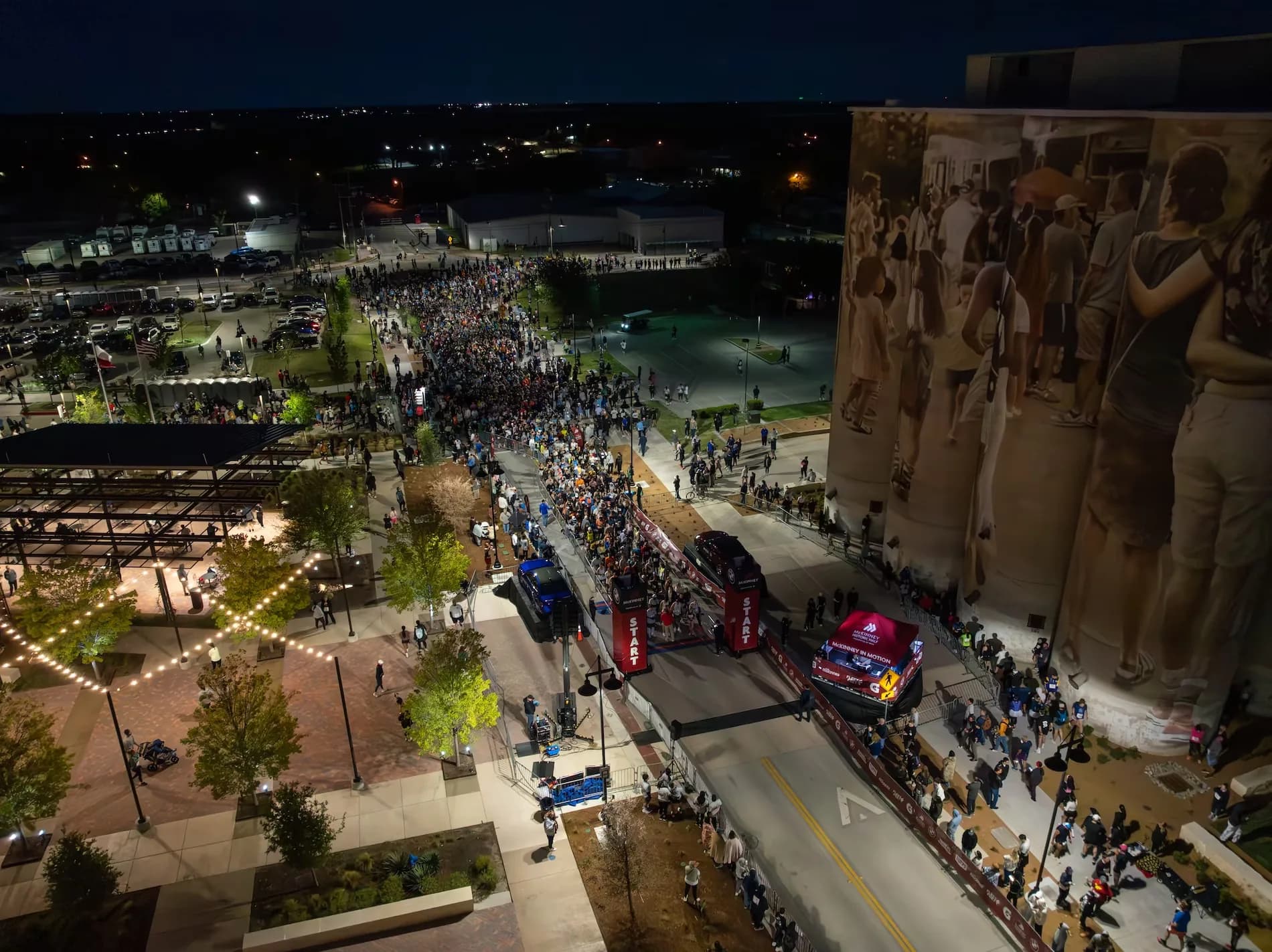 Mckinney half marathon runners race day coverage